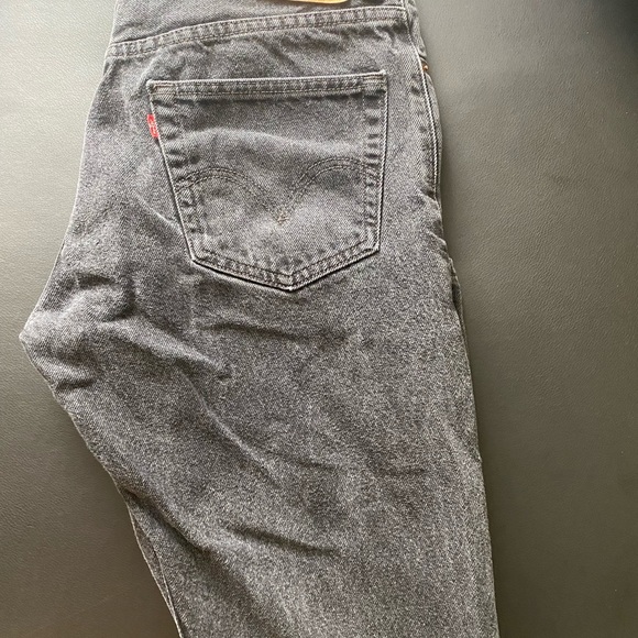 Black Levi Jeans Relaxed Fit W33 L30 - Picture 6 of 6